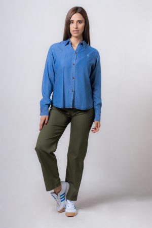Camisa Clásica Jean Hielo