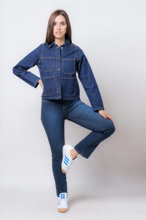 Chaqueta Jean Azul
