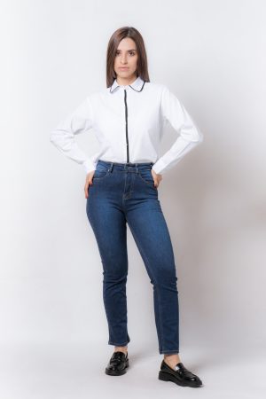 Camisa Blanco - Negro