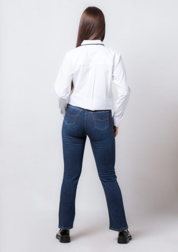 Camisa Blanco - Negro - Imagen 2