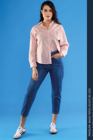 Camisa Florina Rosa con Rayas