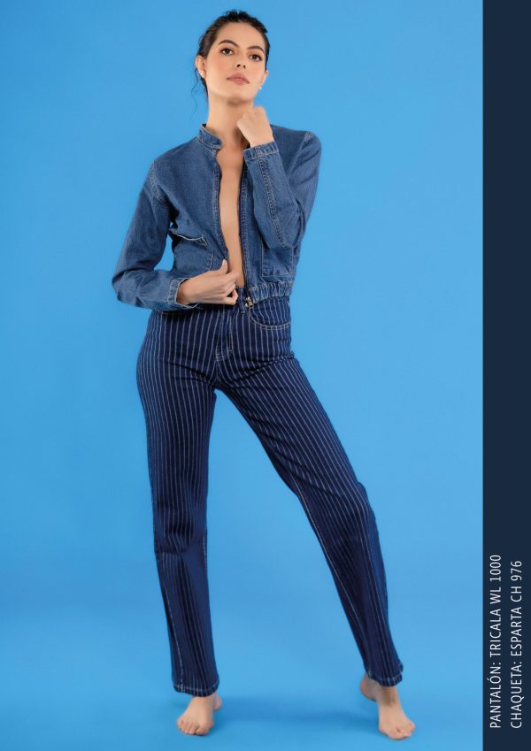 Jean Wide Leg Tricala Rayas