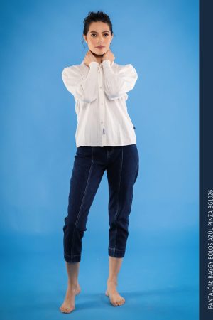 Jean Baggy Bolos Azul