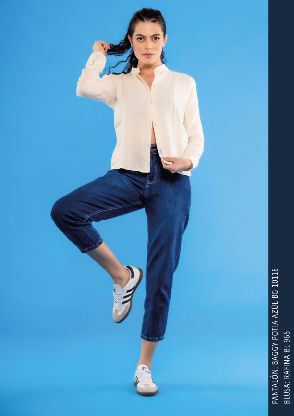 Jean Baggy Potia Azul