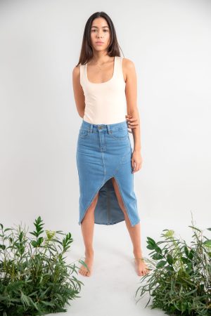 FALDA MIDI ABIERTA