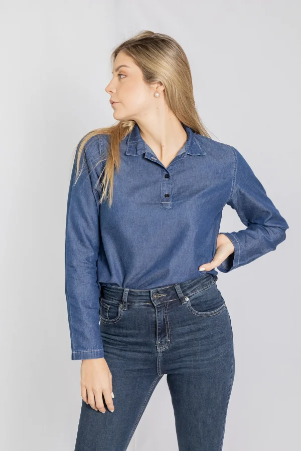 CAMISA PARÍS AZUL