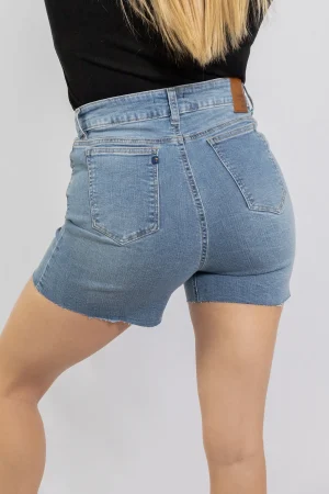 SHORT SB CELESTE ROTO