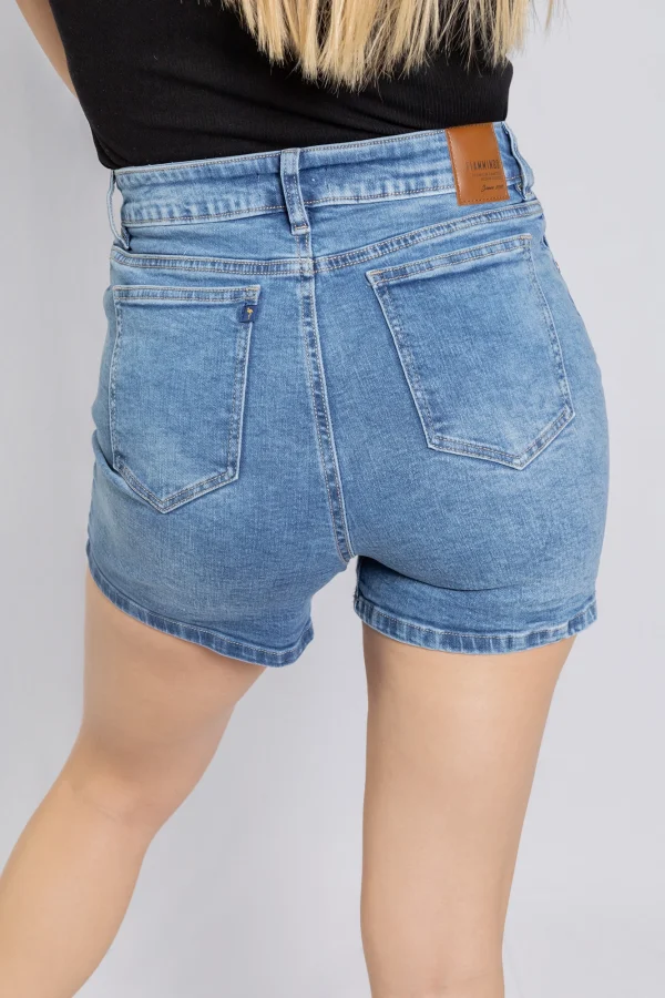 SHORT ROTO CELESTE - Imagen 3