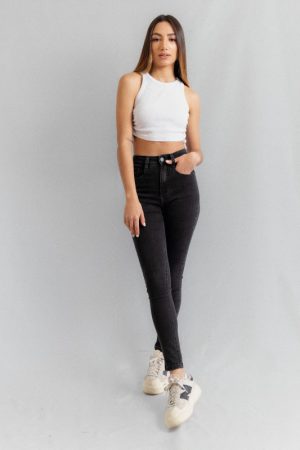 Skinny clasico-negro vintage